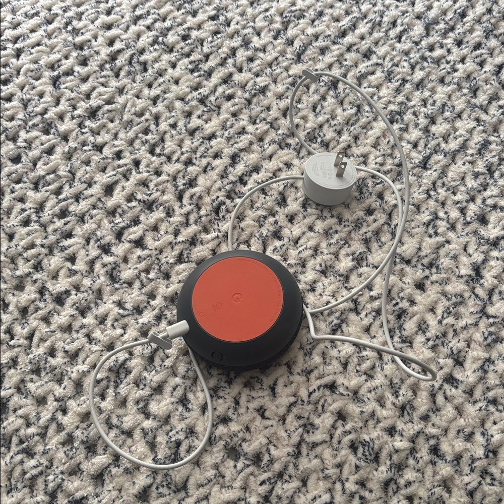 gray google home mini